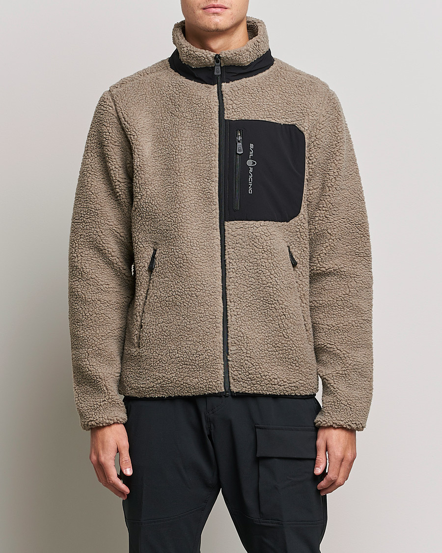 Herre | Trøjer | Sail Racing | Bowman Pile Zip Jacket Sand