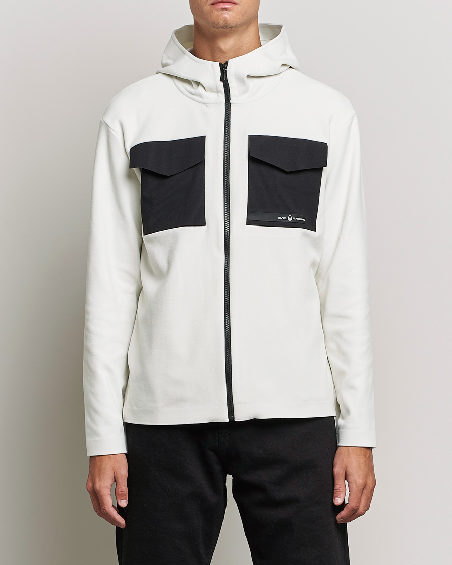 Herre | Trøjer | Sail Racing | Race Edition Tech Hood Storm White