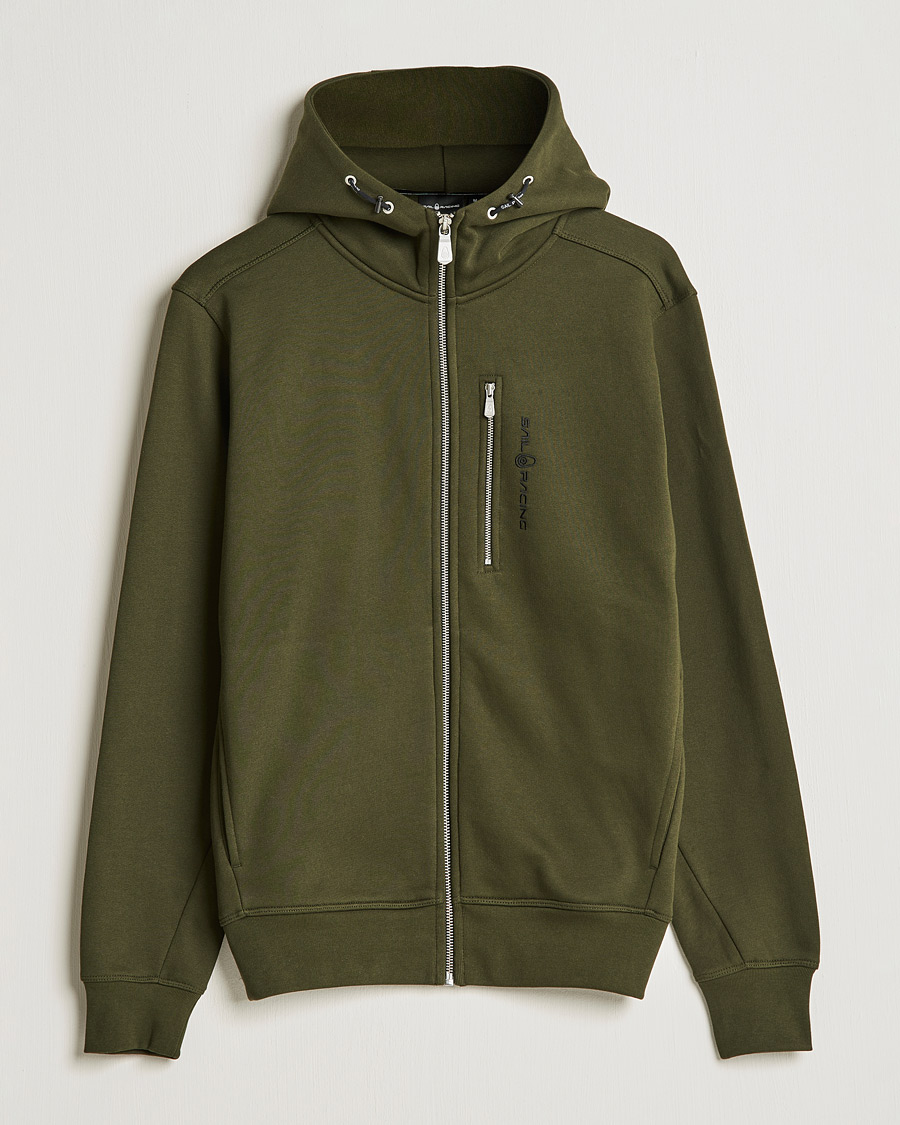 Herre | Trøjer | Sail Racing | Bowman Zip Hood Dark Forest
