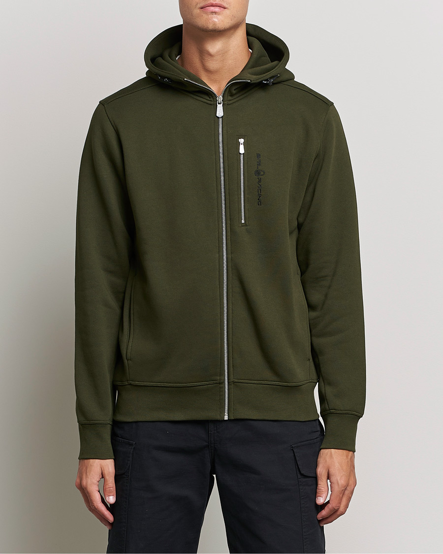 Herre | Trøjer | Sail Racing | Bowman Zip Hood Dark Forest