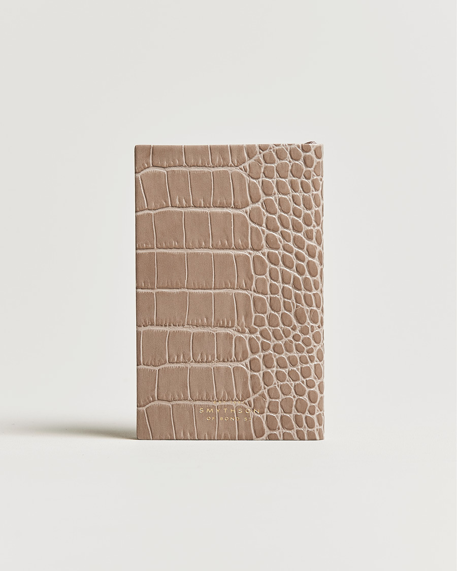 Herre | Smythson Mara Leather Notebook Taupe | Smythson | Mara Leather Notebook Taupe
