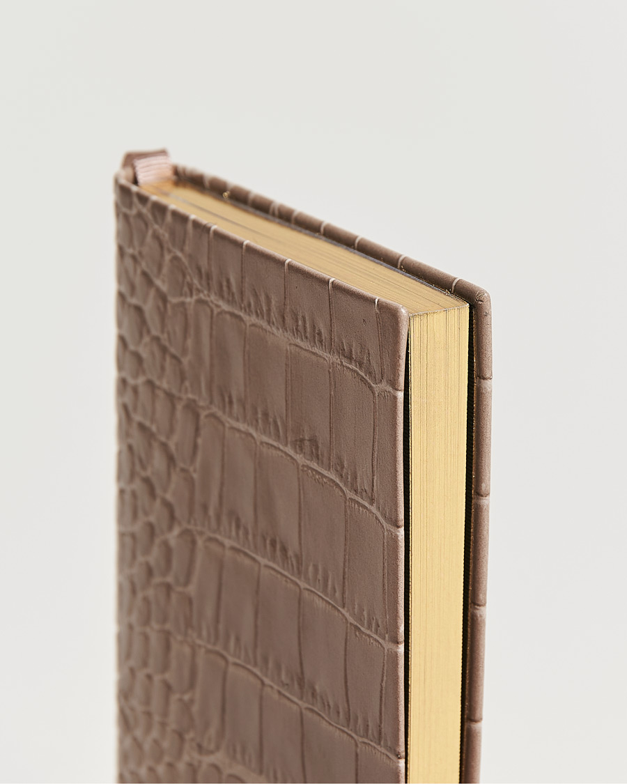 Herre | Smythson Mara Leather Notebook Taupe | Smythson | Mara Leather Notebook Taupe