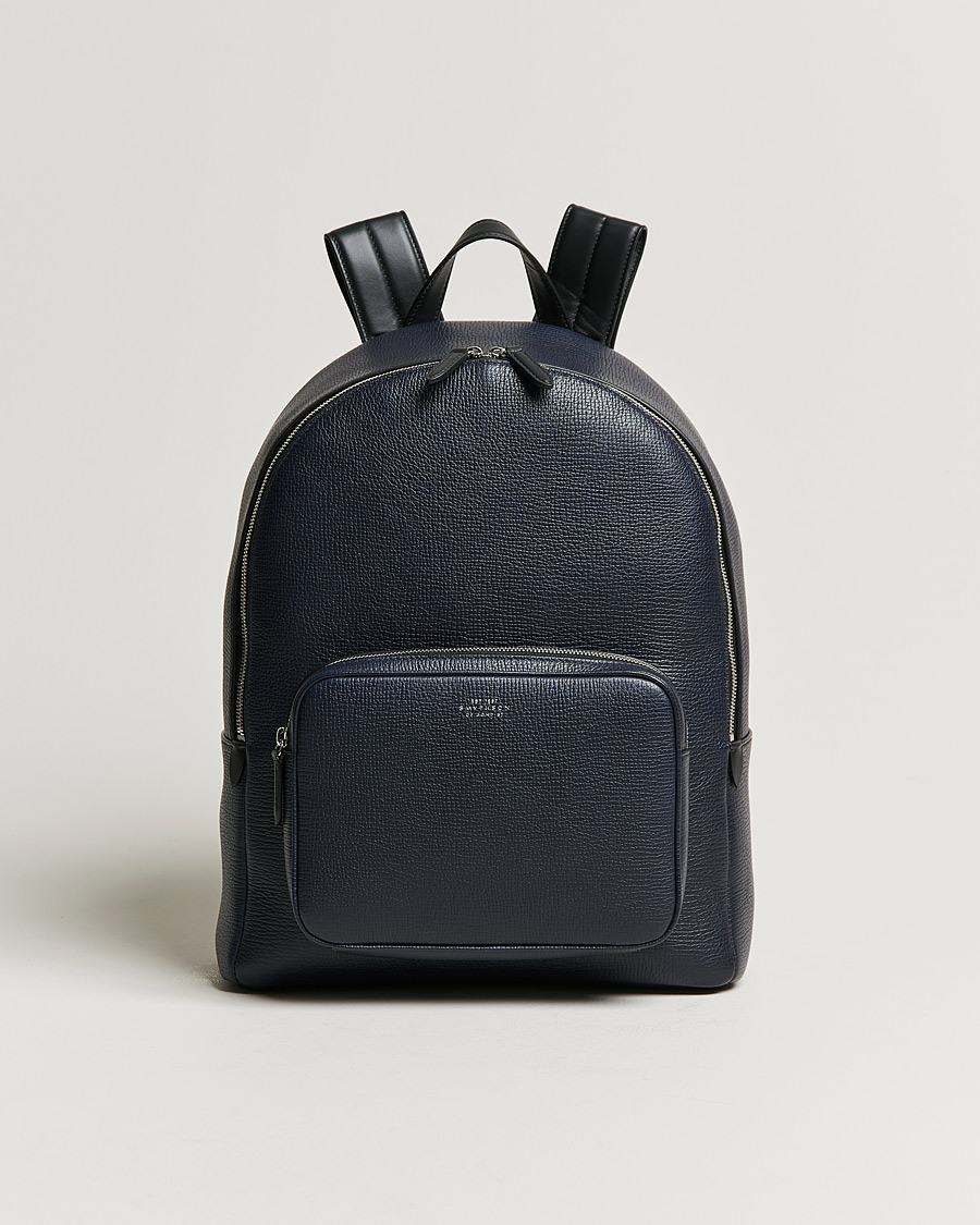 Herre | Smythson Ludlow Everyday Backpack Navy | Smythson | Ludlow Everyday Backpack Navy