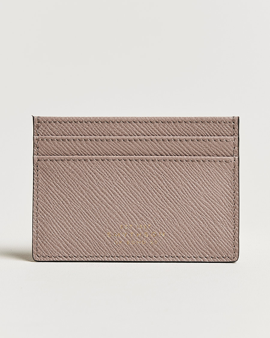 Herre | Smythson Panama Flat Cardholder Taupe | Smythson | Panama Flat Cardholder Taupe