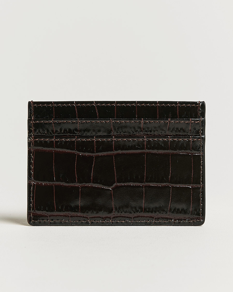 Herre | Afdelinger | Smythson | Mara Flat Cardholder Dark Brown