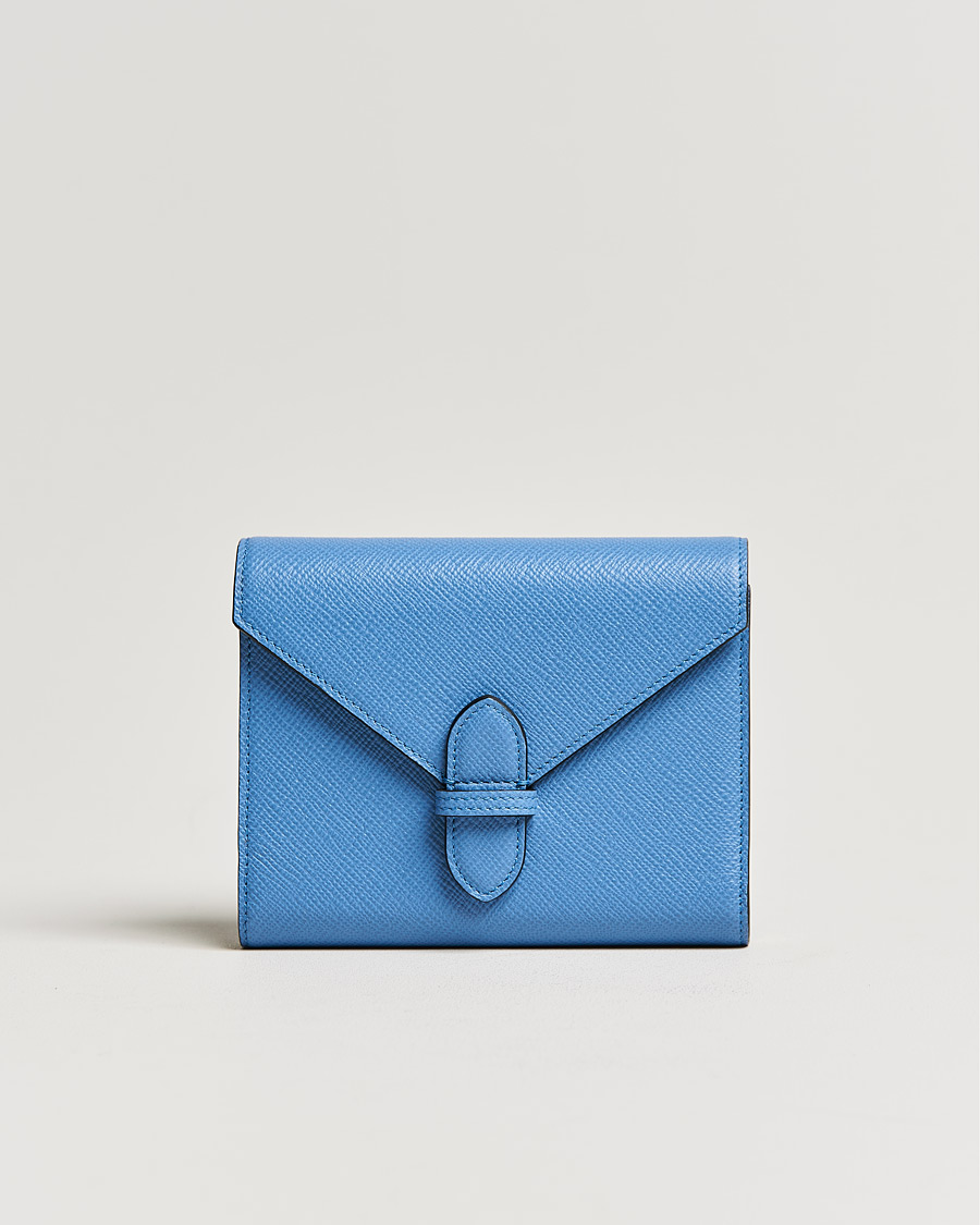 Herre | Smythson Double Playing Case Nile Blue | Smythson | Double Playing Case Nile Blue