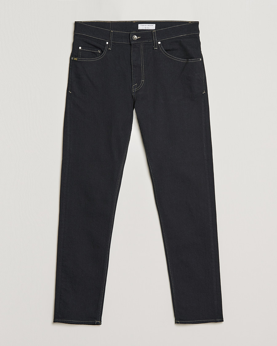 Herre | Jeans | Tiger of Sweden | Pistolero Stretch Cotton Jeans Black Blue