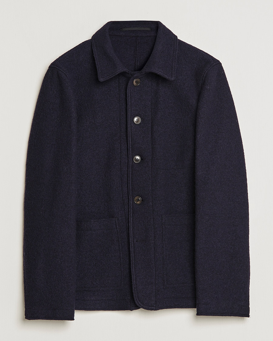 Herre | Blazere & jakker | Tiger of Sweden | Gio Knitted Wool Blazer Light Ink