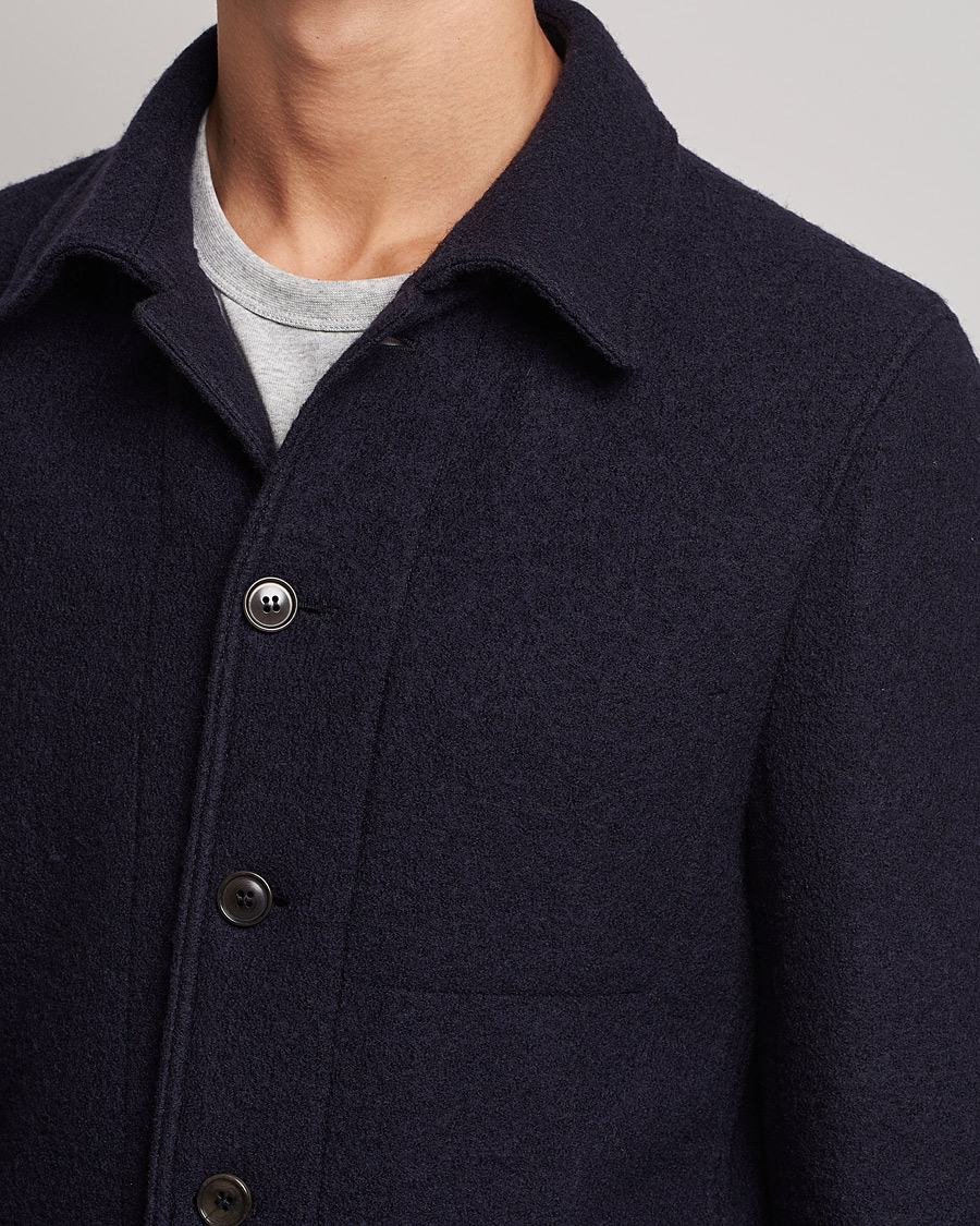 Herre | Blazere & jakker | Tiger of Sweden | Gio Knitted Wool Blazer Light Ink