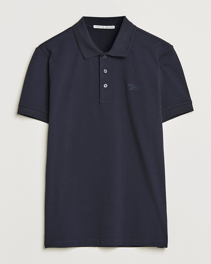 Herre | Trøjer | Tiger of Sweden | Darios Long Sleeve Piqué Light Ink