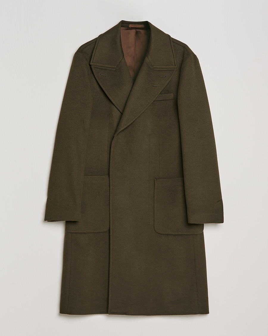 Herre | Jakker | Tiger of Sweden | Jeean Wool Coat Dark Brown