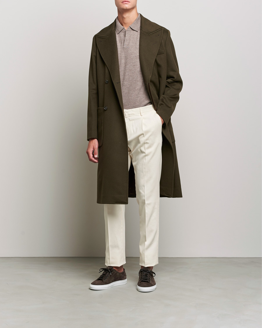 Herre | Jakker | Tiger of Sweden | Jeean Wool Coat Dark Brown