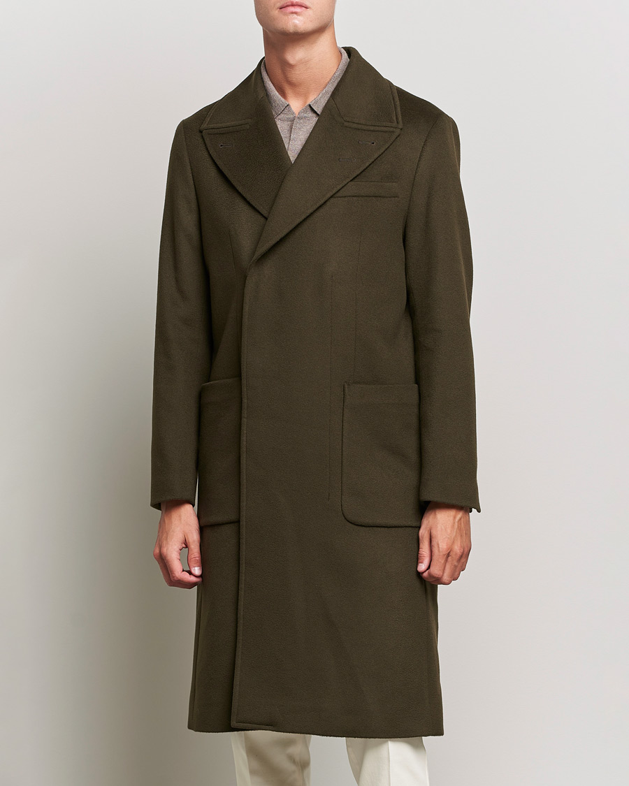 Herre | Jakker | Tiger of Sweden | Jeean Wool Coat Dark Brown