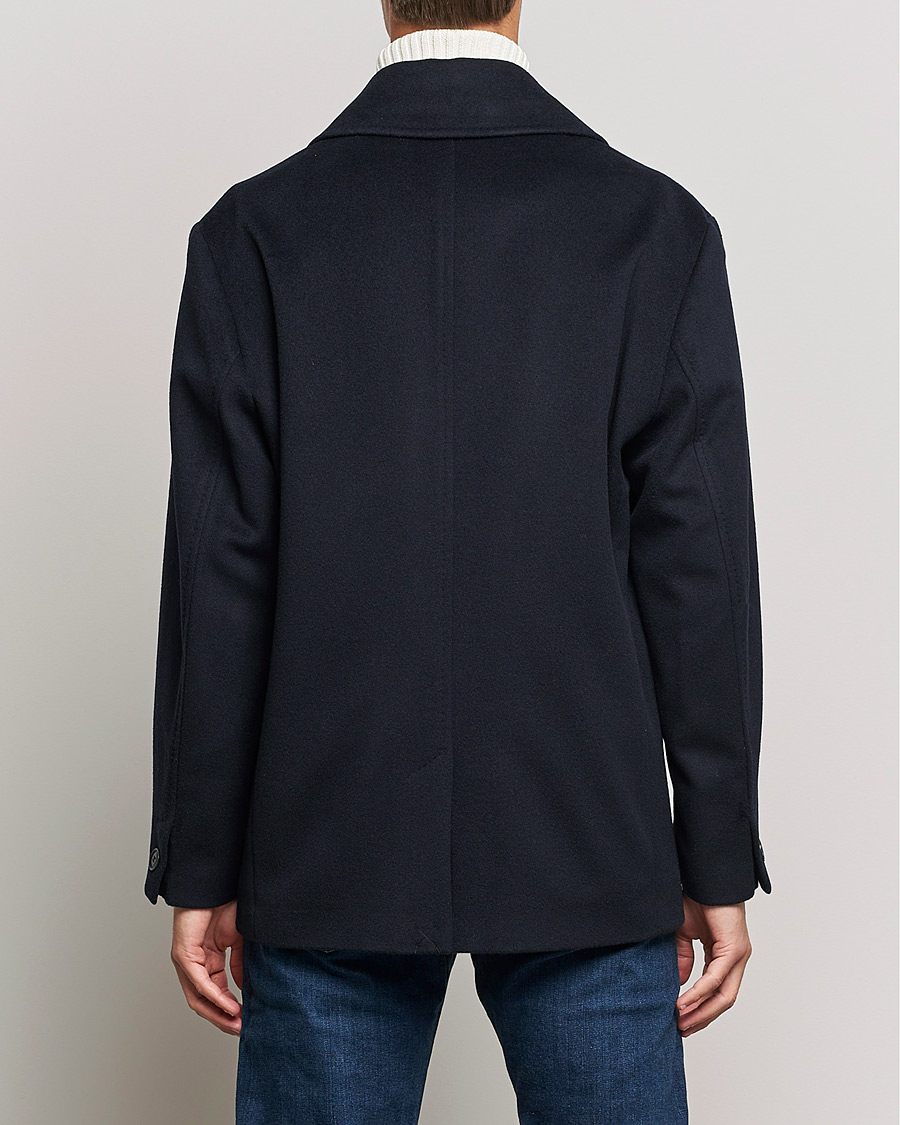 Herre | Jakker | Tiger of Sweden | Eerik Wool Peacoat Light Ink