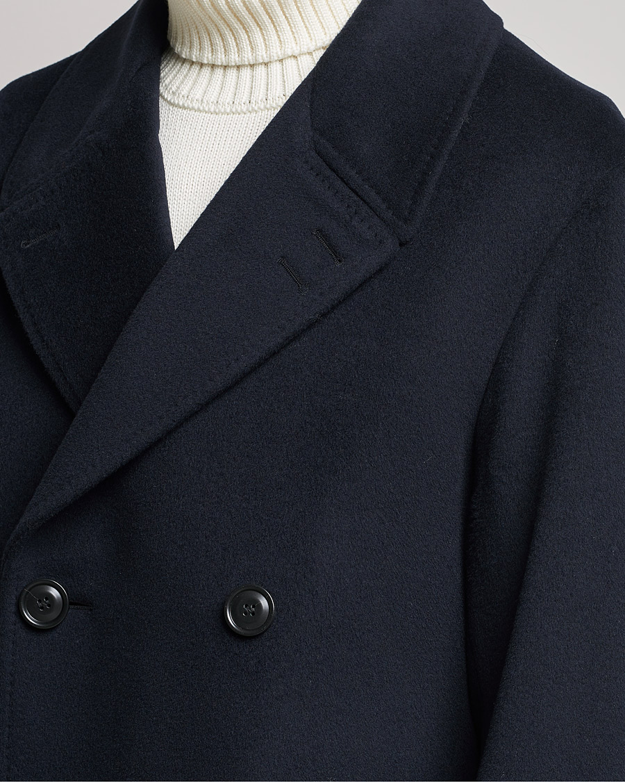 Herre | Jakker | Tiger of Sweden | Eerik Wool Peacoat Light Ink