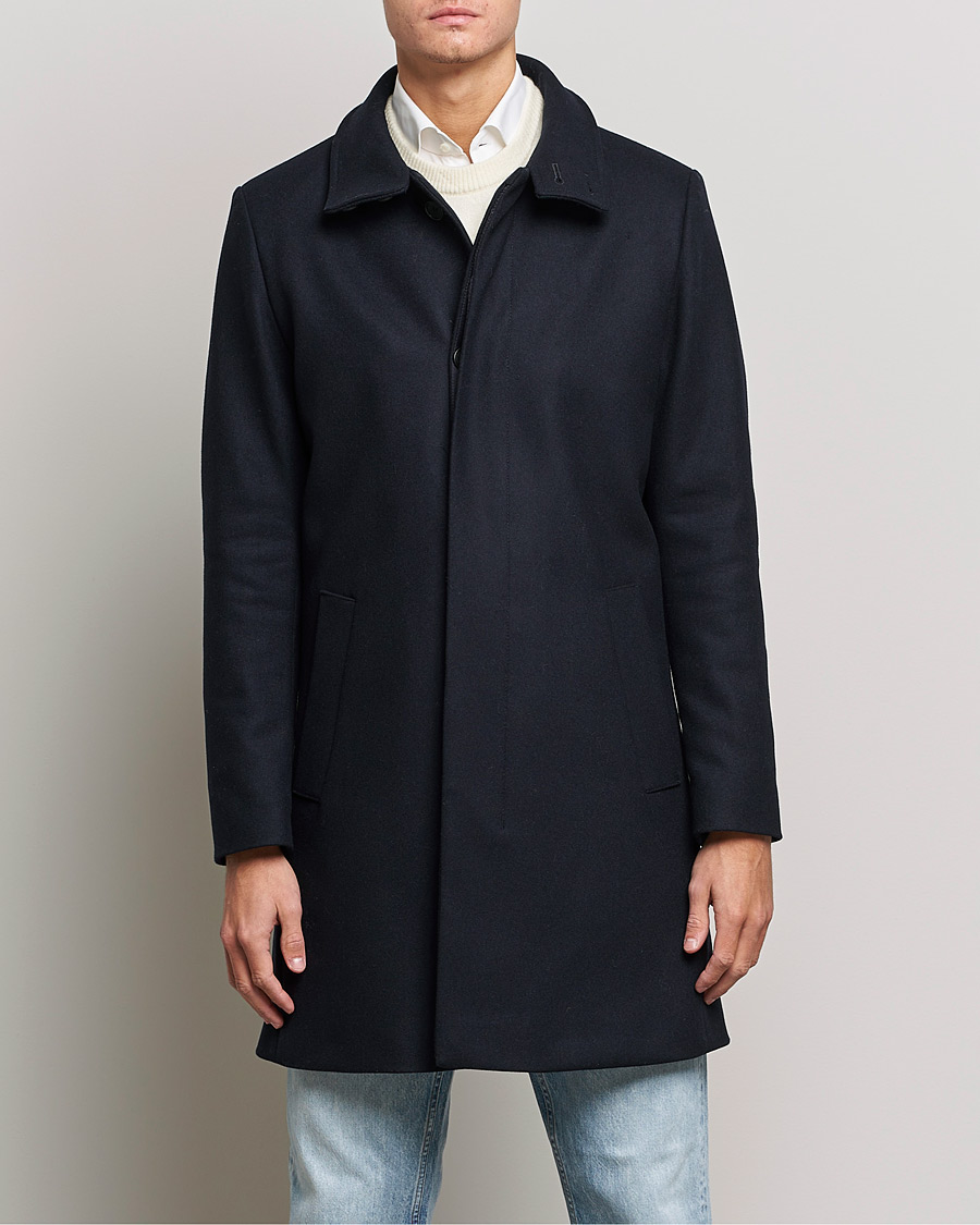 Herre | Jakker | Tiger of Sweden | Aleric Wool Coat Light Ink