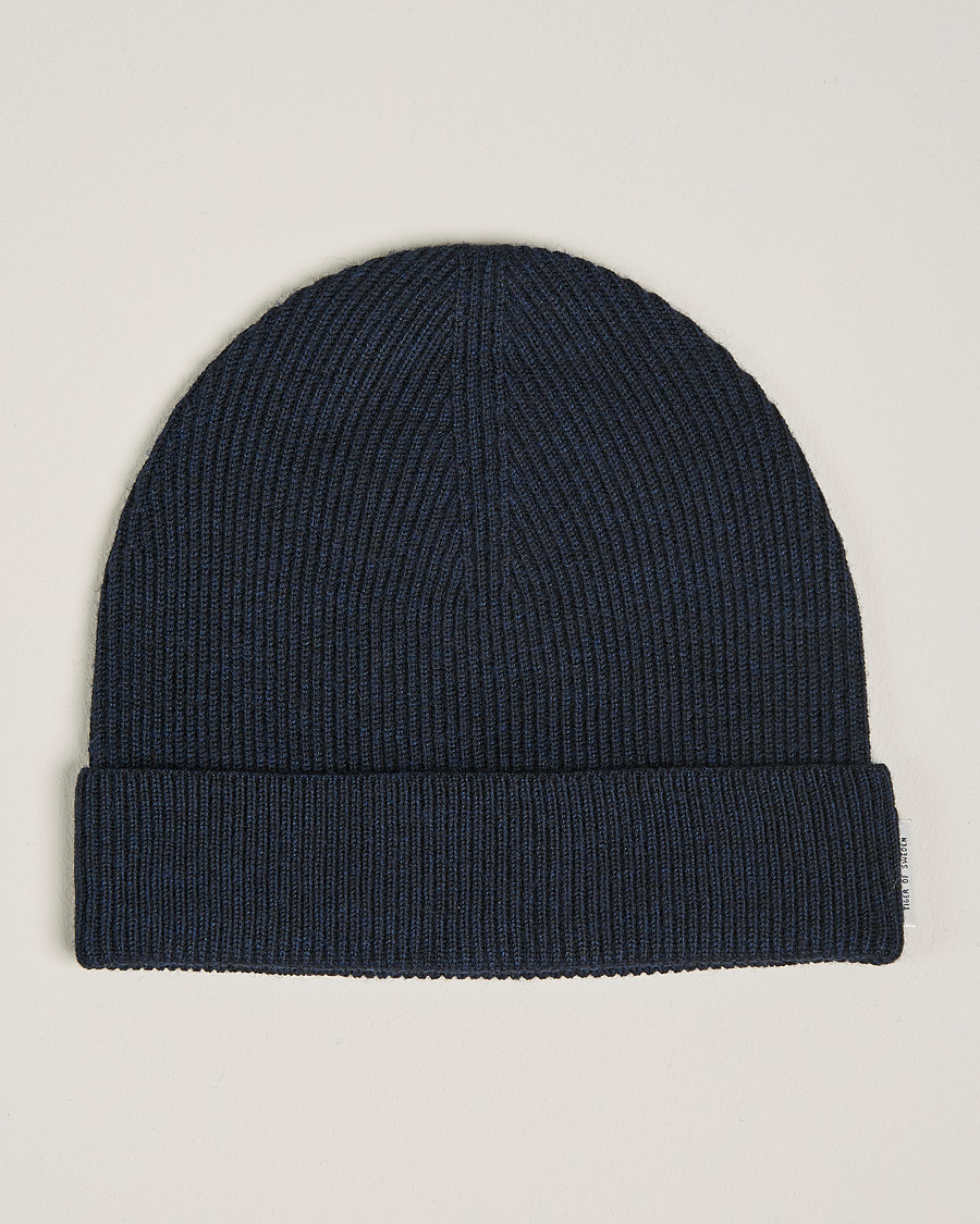 Herre | Tiger of Sweden Hedqvist Wool Beanie Ink | Tiger of Sweden | Hedqvist Wool Beanie Ink