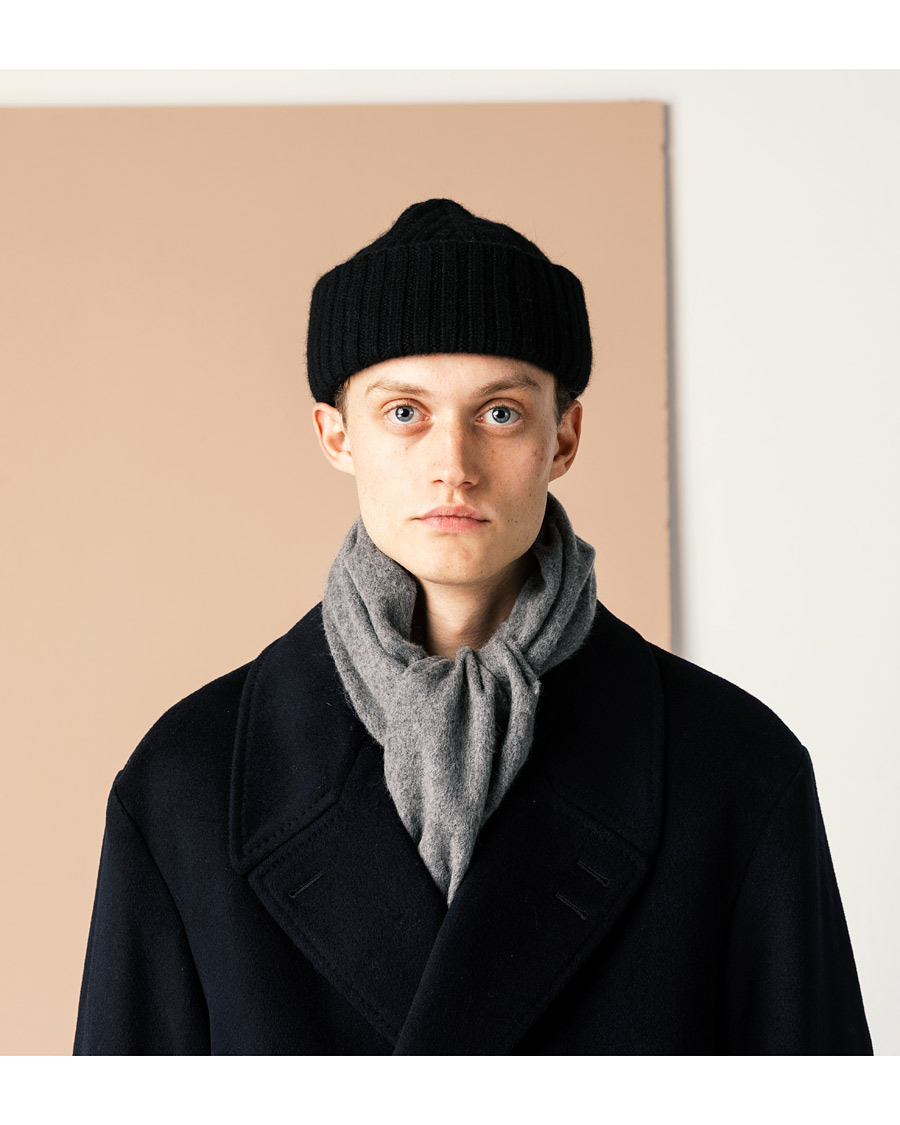 Herre | Tiger of Sweden Sylan Wool Scarf Grey Mel | Tiger of Sweden | Sylan Wool Scarf Grey Mel
