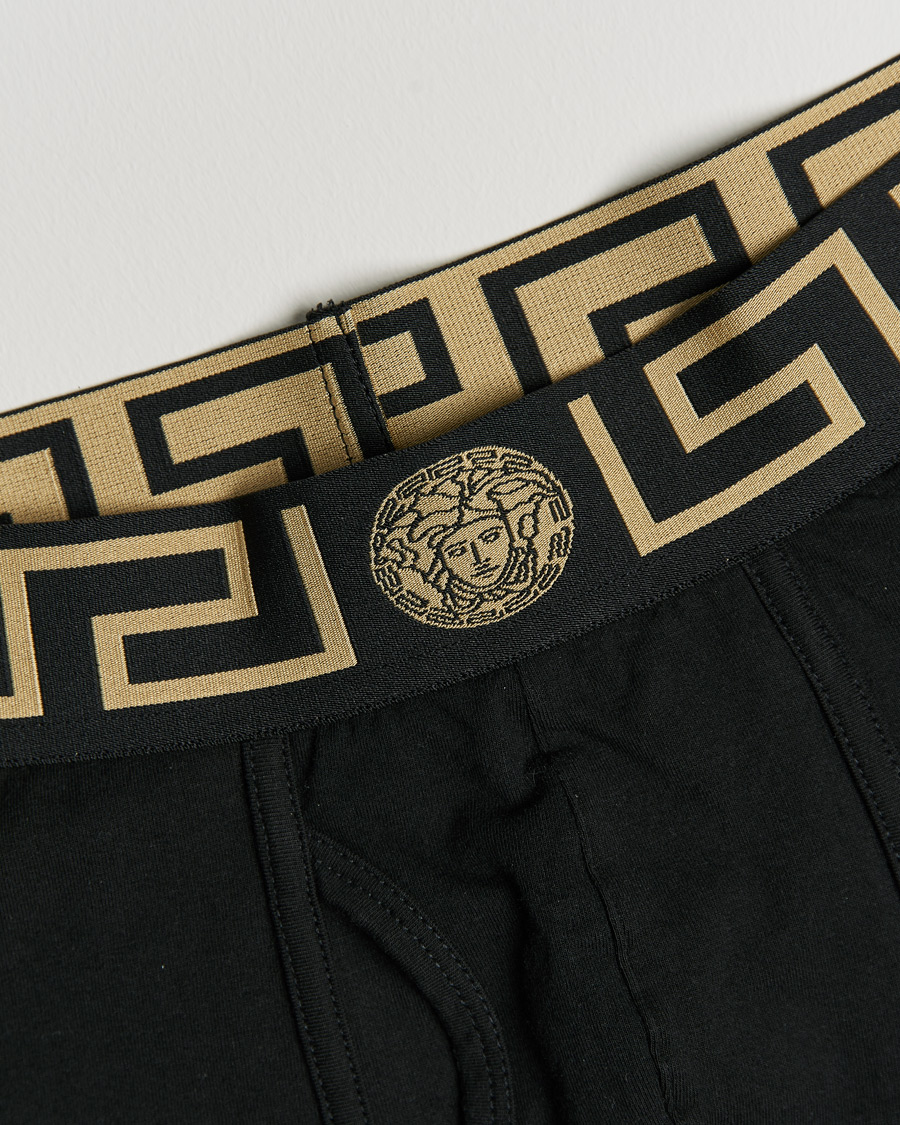 Herre | Undertøj | Versace | Greca Long Johns Black