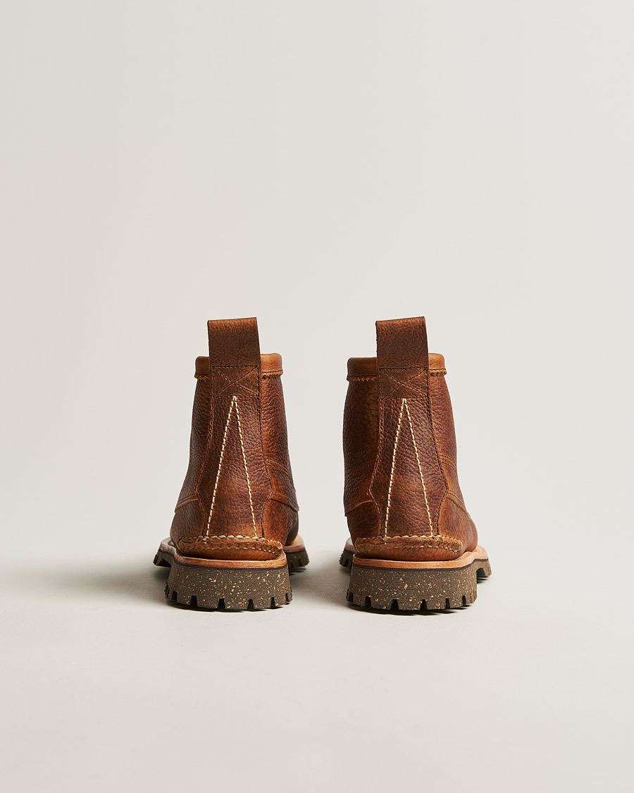 Herre | Yuketen Cortina Sole Angler Boots Brown Grain Calf | Yuketen | Cortina Sole Angler Boots Brown Grain Calf