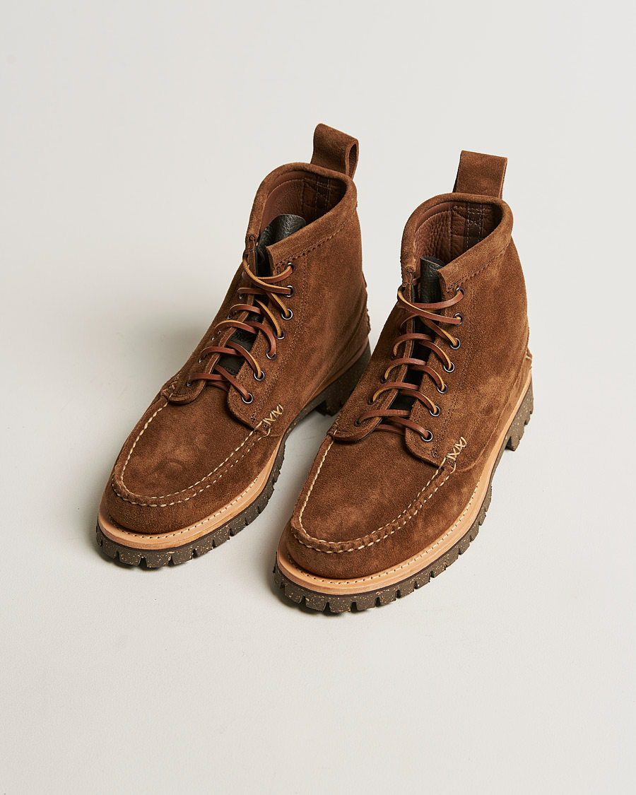 Herre | Yuketen Cortina Sole Angler Boots Dark Brown Suede | Yuketen | Cortina Sole Angler Boots Dark Brown Suede