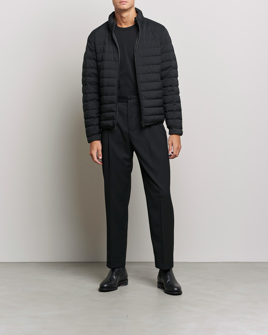 Herre | Jakker | Zegna | Lightweight Nylon Down Jacket Black