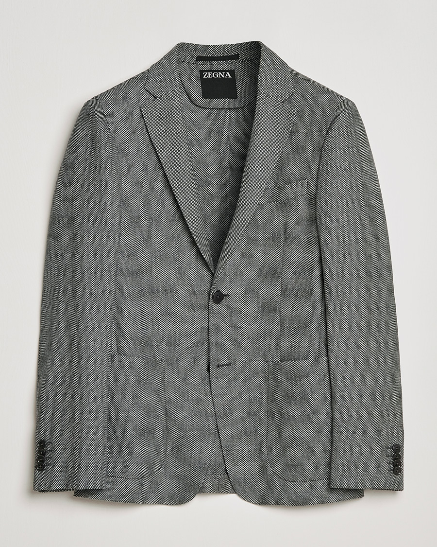 Herre | Blazere & jakker | Zegna | Unconstructed Wool Blazer Light Grey