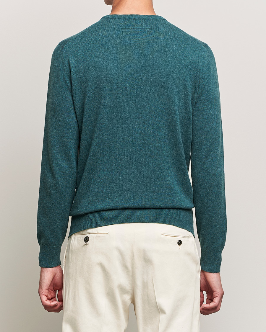 Herre | Trøjer | Zegna | Oasi Cashmere Crew Neck Teal