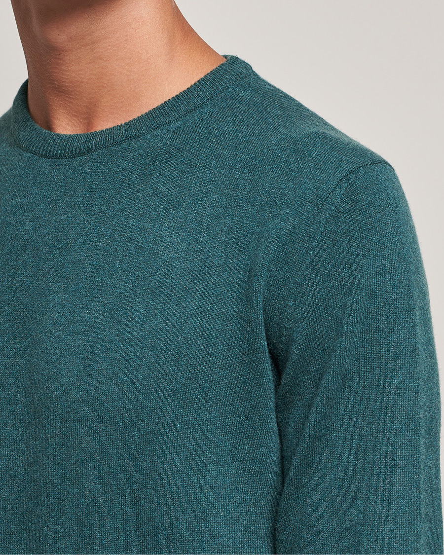 Herre | Trøjer | Zegna | Oasi Cashmere Crew Neck Teal