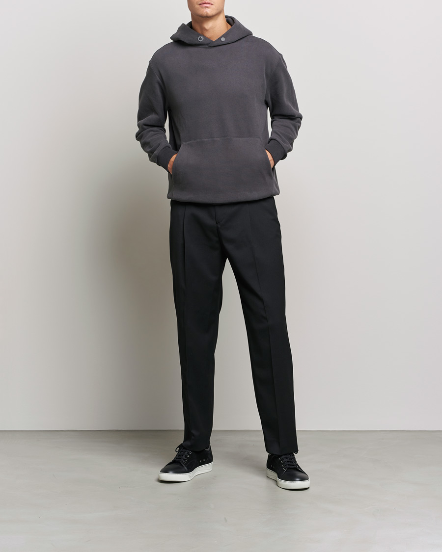 Herre | Trøjer | Zegna | Cotton/Cashmere Hoodie Heather Grey