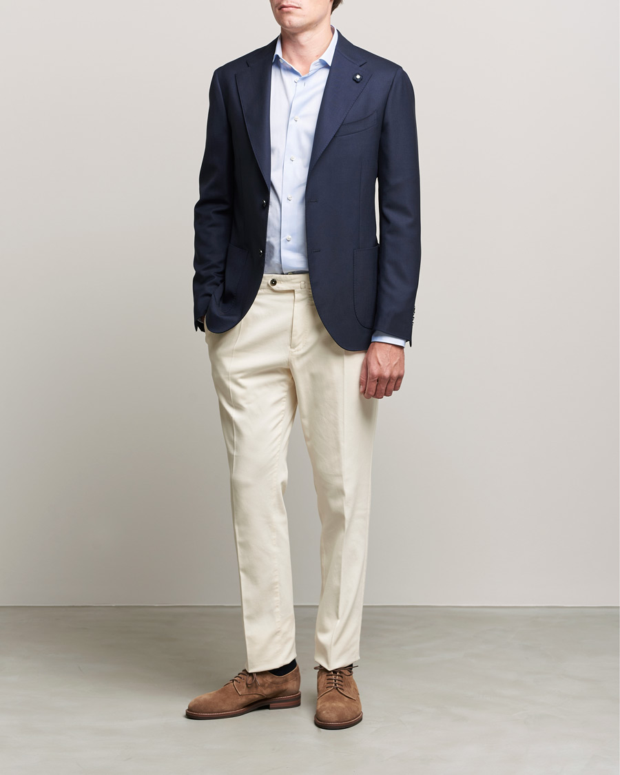 Herre | Skjorter | Zegna | Slim Fit Dress Shirt Light Blue