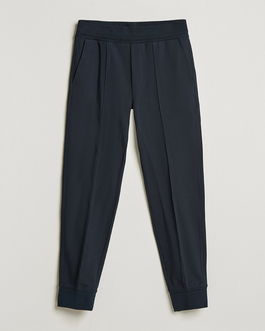 Herre | Bukser | Zegna | Cotton Stretch Joggers Navy