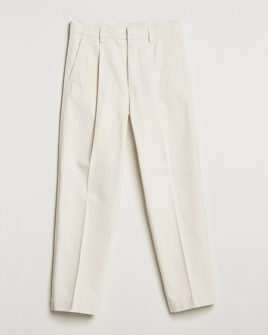 Zegna Bull Denim Pants Off White CareOfCarl.dk