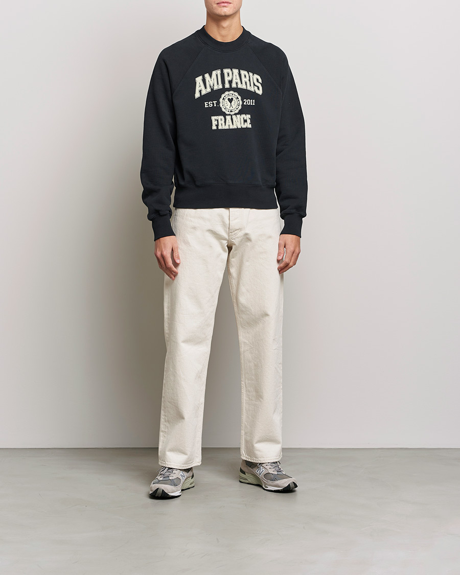Herre | Trøjer | AMI | Paris College Sweatshirt Black