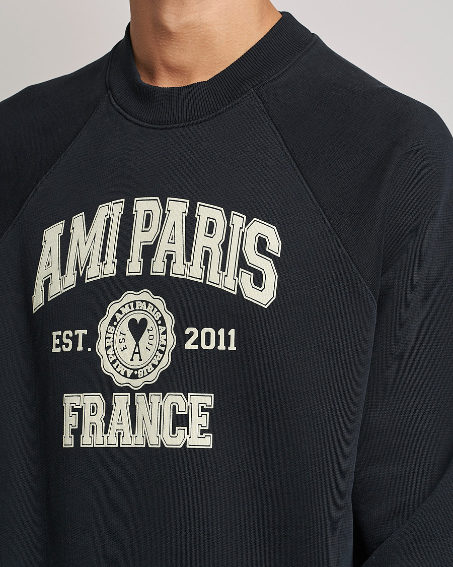 Herre | Trøjer | AMI | Paris College Sweatshirt Black