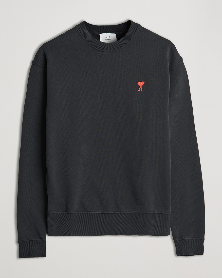 Herre | Trøjer | AMI | Heart Logo Sweatshirt Black