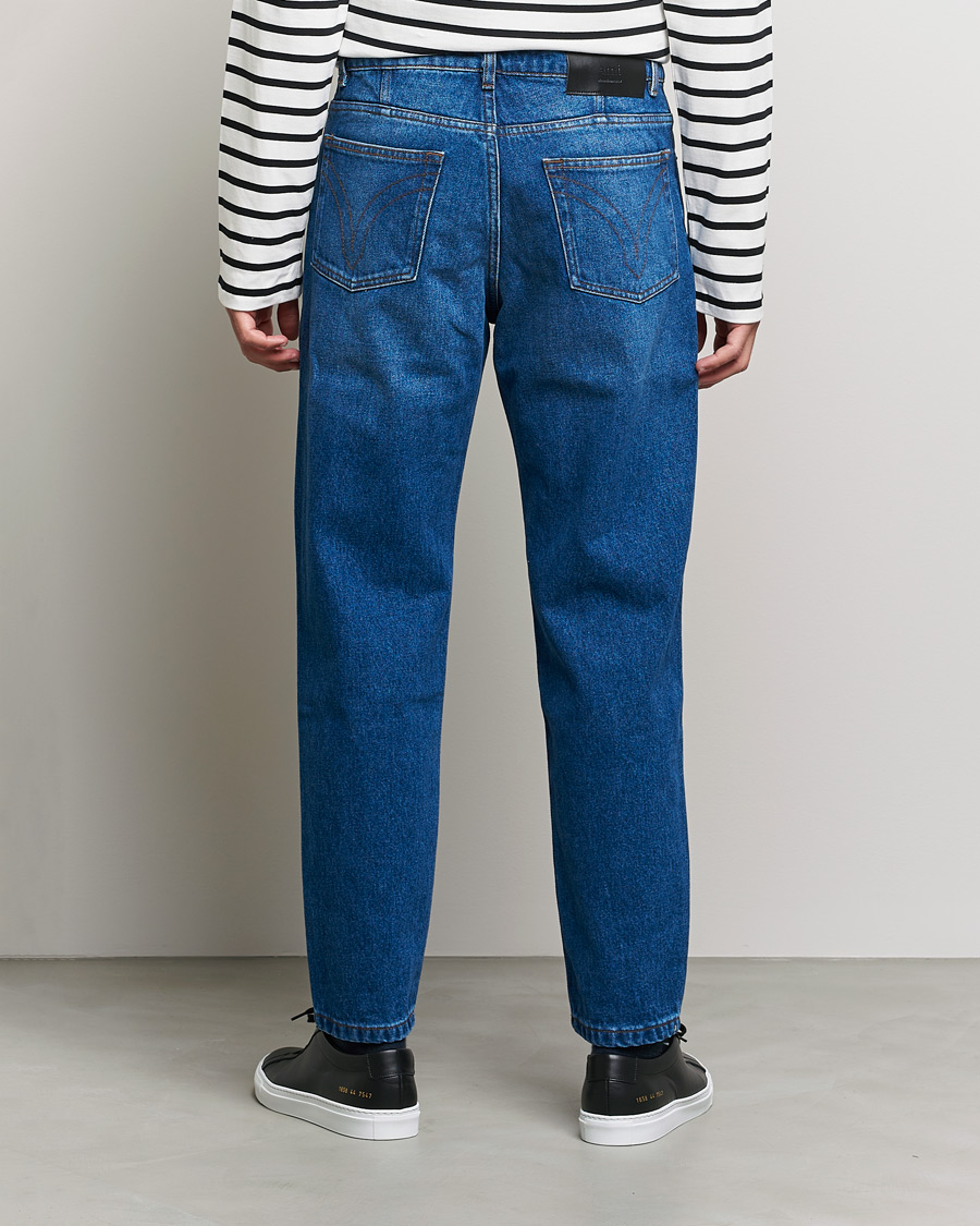Herre | Jeans | AMI | Tapered Jeans Dark Blue Wash