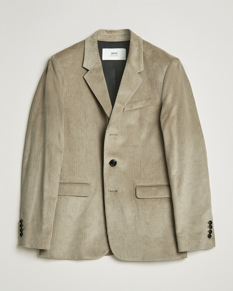 Herre | Blazere & jakker | AMI | Corduroy Blazer Beige