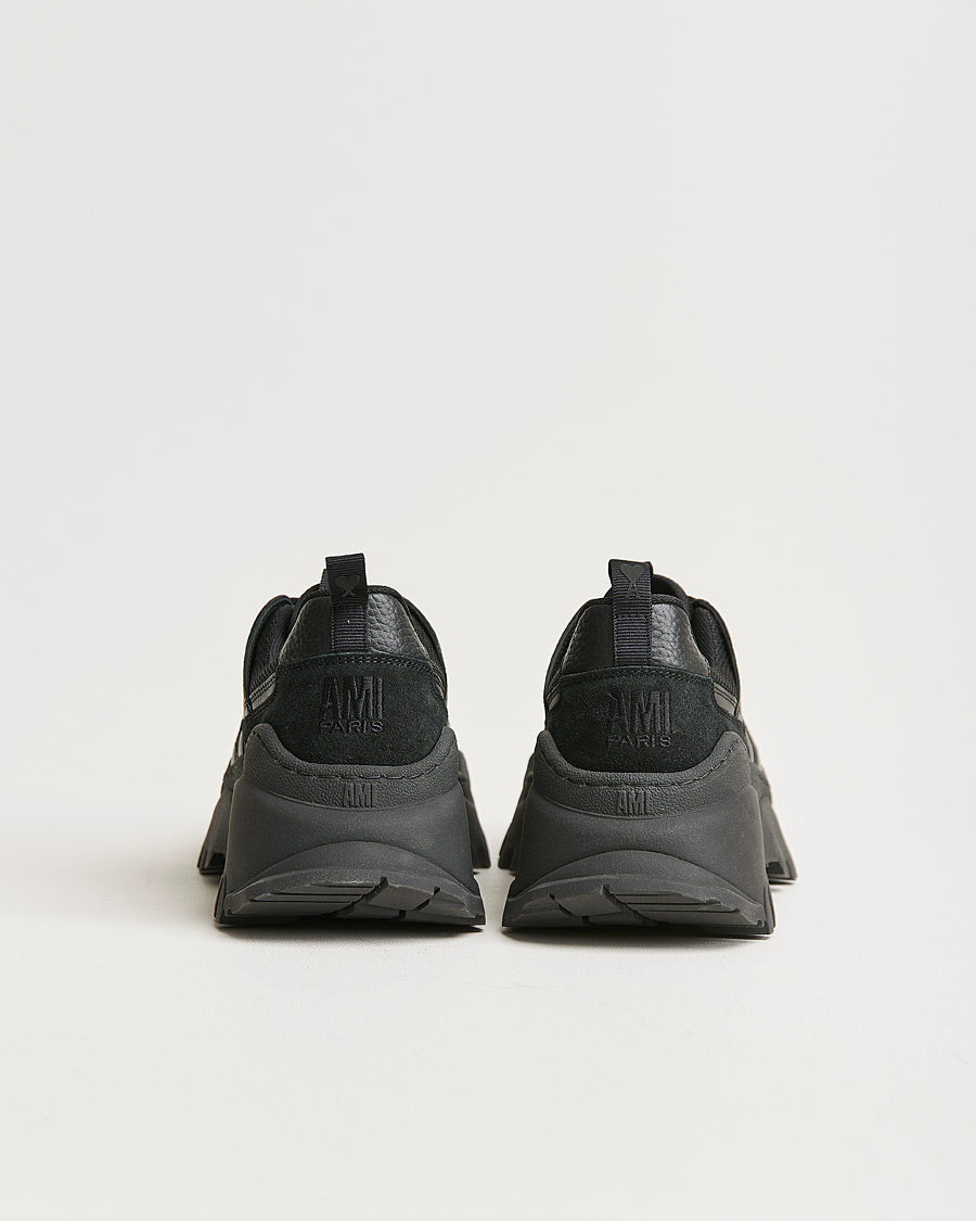 Herre | AMI Lucky 9 Running Sneakers Black | AMI | Lucky 9 Running Sneakers Black