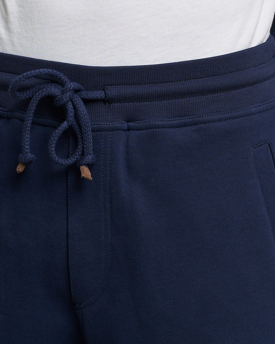 Herre | Bukser | Brunello Cucinelli | Soft Cotton Joggers Cobalt Blue