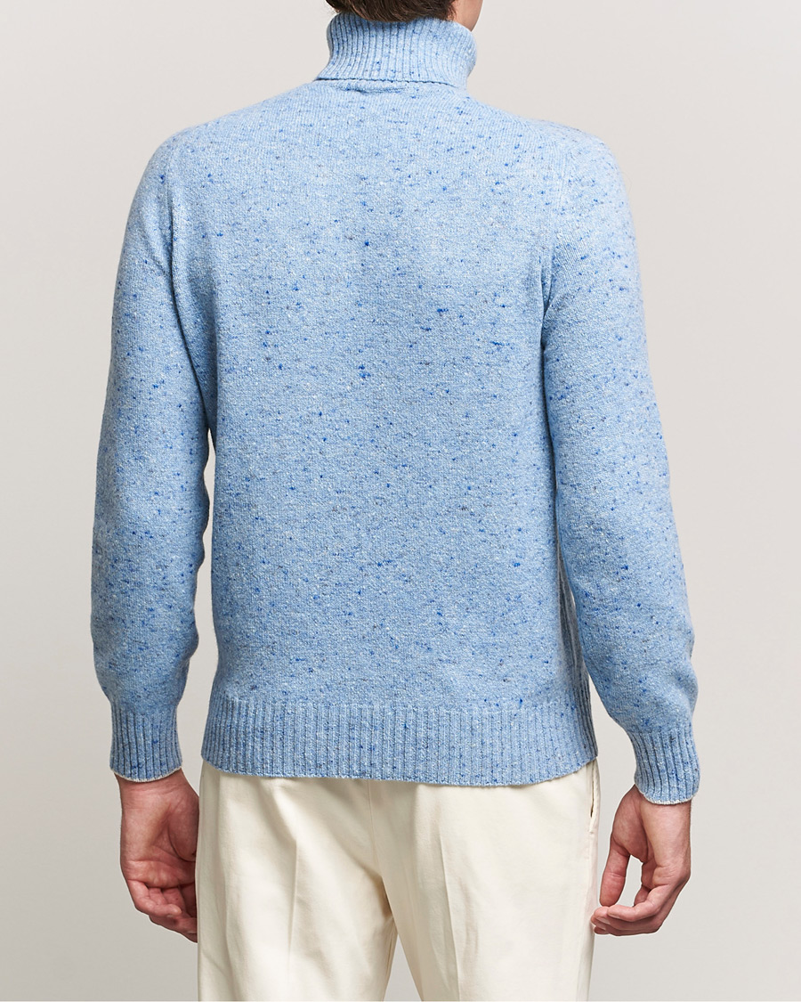 Herre | Trøjer | Brunello Cucinelli | Cashmere Blend Rollneck Light Blue