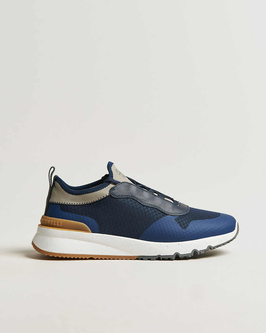 Herre | Brunello Cucinelli Running Sneaker Navy | Brunello Cucinelli | Running Sneaker Navy