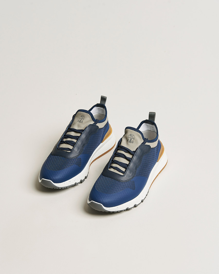 Herre | Brunello Cucinelli Running Sneaker Navy | Brunello Cucinelli | Running Sneaker Navy