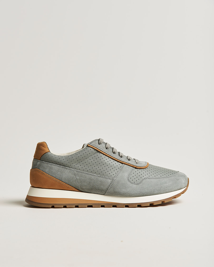 Herre | Brunello Cucinelli Running Sneaker Grey Suede | Brunello Cucinelli | Running Sneaker Grey Suede