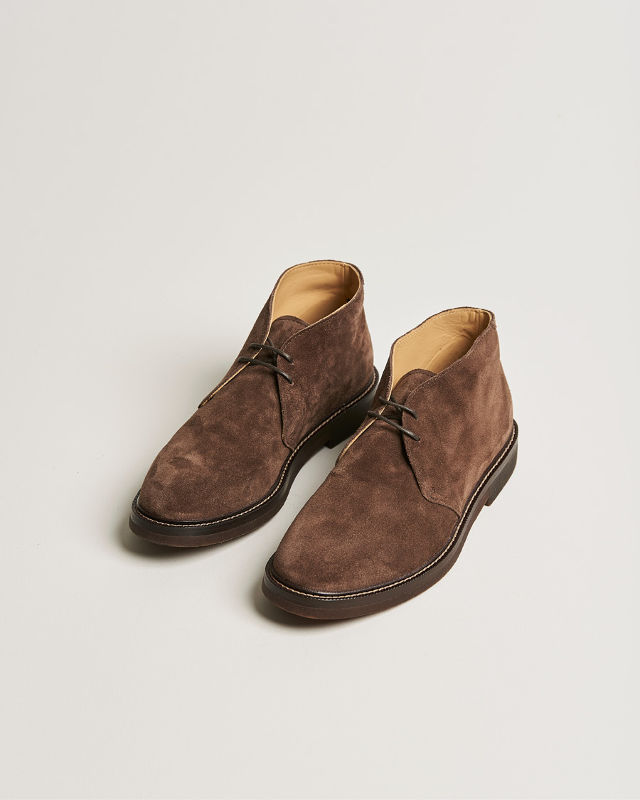 Herre | Brunello Cucinelli Desert Boot Dark Brown Suede | Brunello Cucinelli | Desert Boot Dark Brown Suede