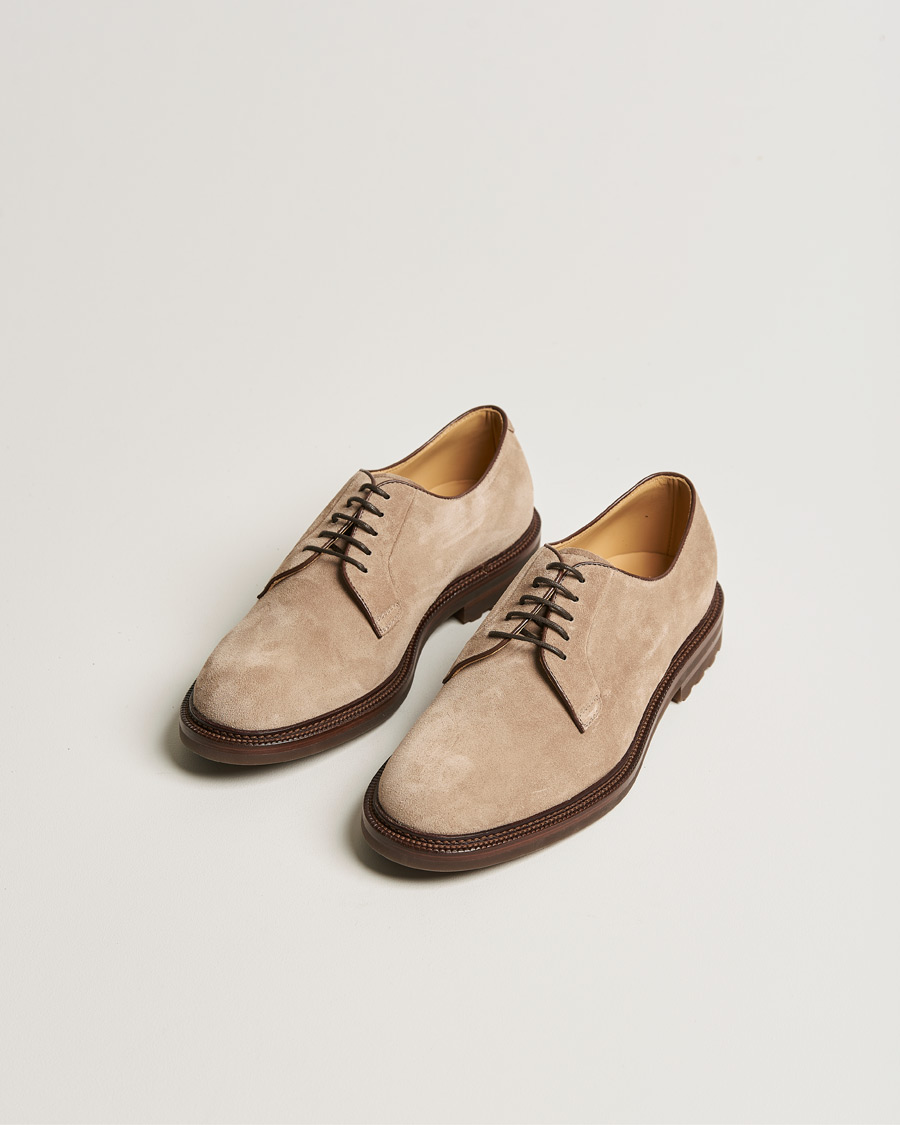 Herre | Håndlavede sko | Brunello Cucinelli | Plain Toe Derby Mud Suede