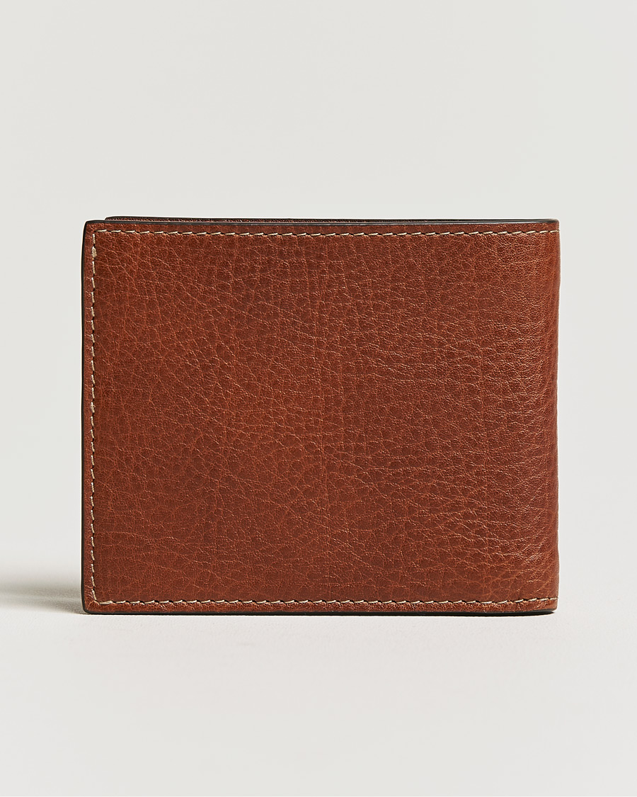 Herre | Brunello Cucinelli Grain Leather Wallet Cognac | Brunello Cucinelli | Grain Leather Wallet Cognac