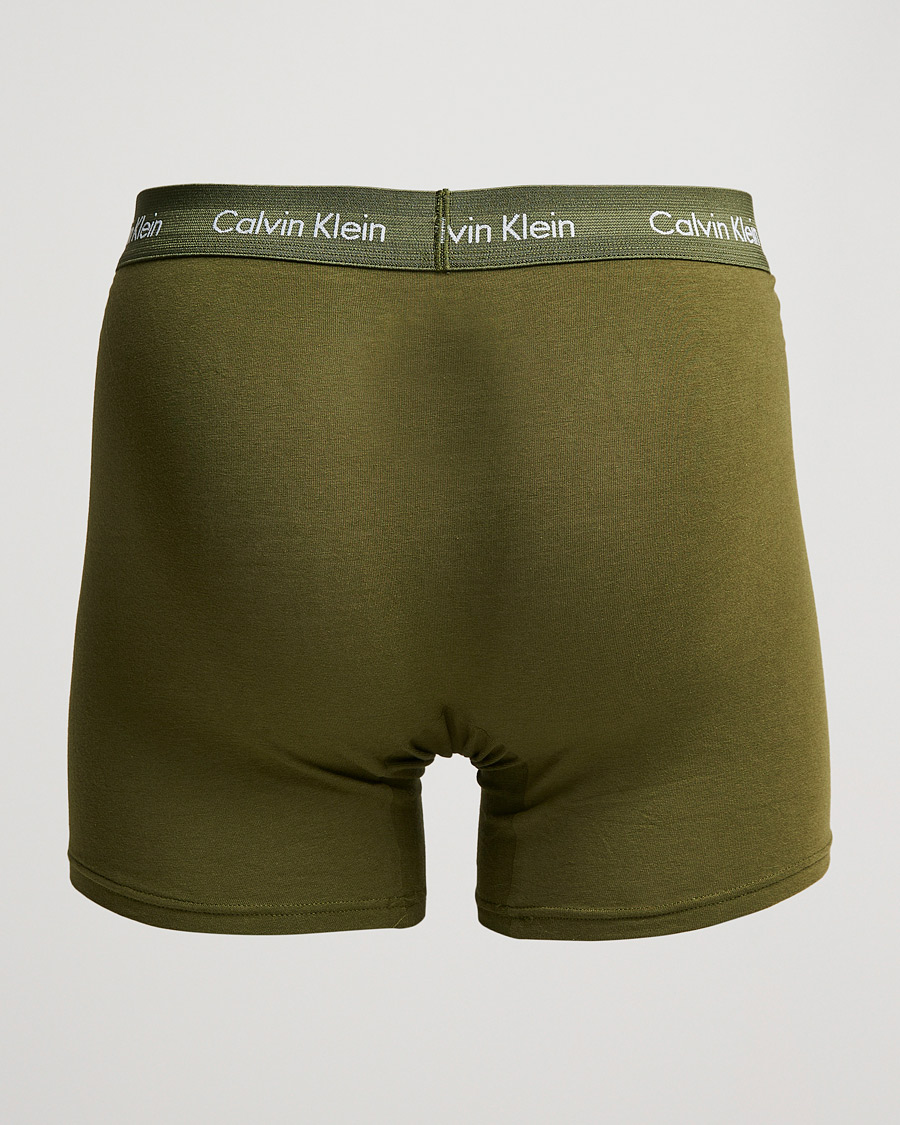 Herre | Undertøj | Calvin Klein | Cotton Stretch 3-Pack Boxer Breif Grey/Orange/Army