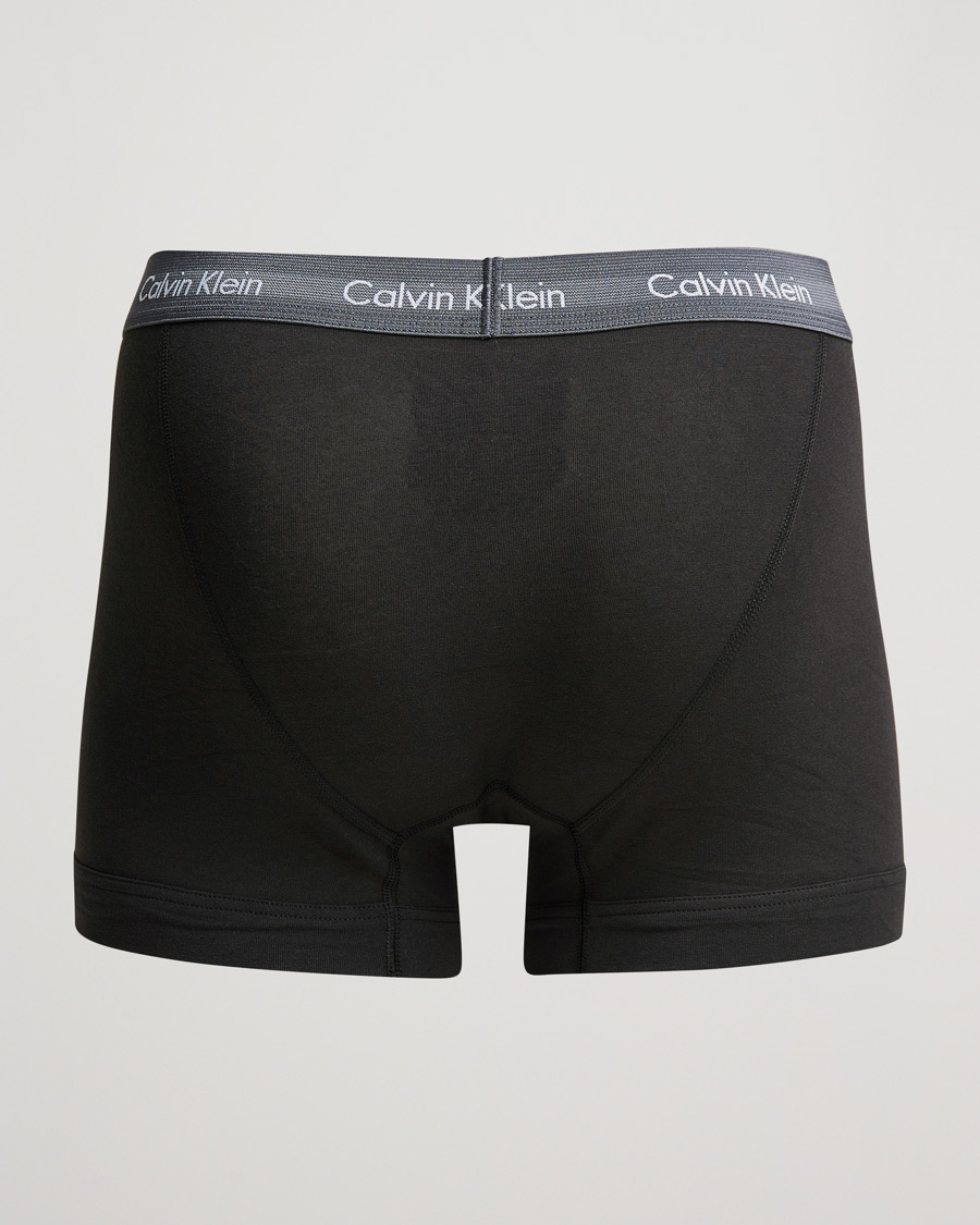 Herre | Undertøj | Calvin Klein | Cotton Stretch 3-Pack Trunk Grey/Light Grey/Olive