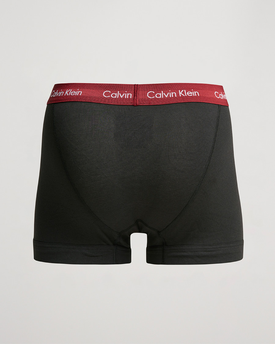 Herre | Calvin Klein | Calvin Klein | Cotton Stretch 3-Pack Trunk Camel/Black/Red